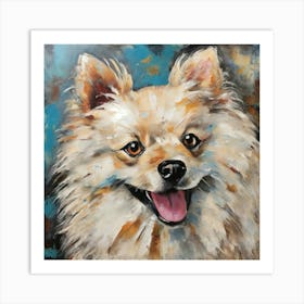 Spitz dog Art Print