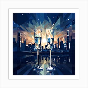 New Year'S Eve 4 Art Print