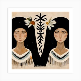 Twins 1 Art Print