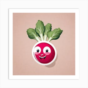 Beet logo 6 Art Print