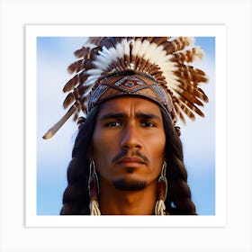Native American Man 1 Art Print