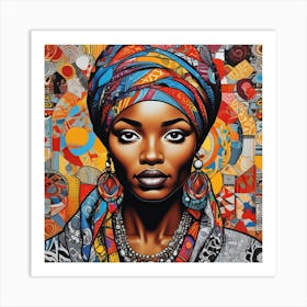 African Woman 10 Art Print