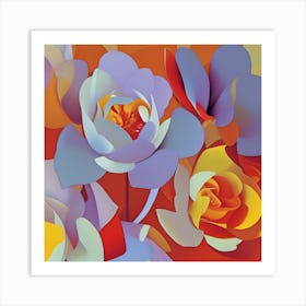 'Roses' Art Print