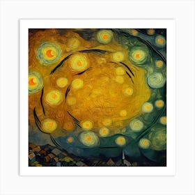 Anon Imagination Vangogh Style Art Print