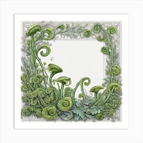 Fern Frame 1 Art Print