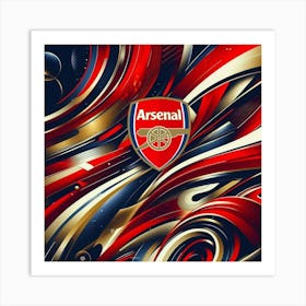 Arsenal F.C Logo Wall Art 20 Art Print