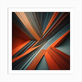 Abstract Art colors reds Art Print