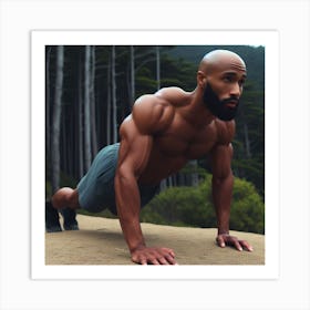 Pushups Art Print