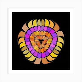 Color Rosette - #3 Art Print