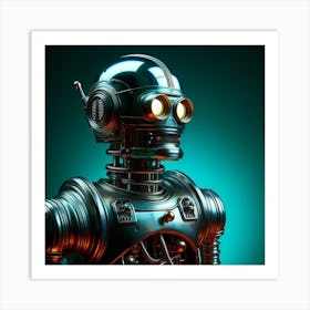 Cyborg Robot 1 Art Print