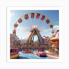 Amusement Park Art Print