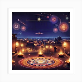 Diwali 1 Art Print