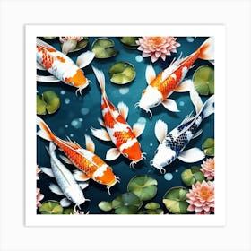 Koi Fish 1 Art Print