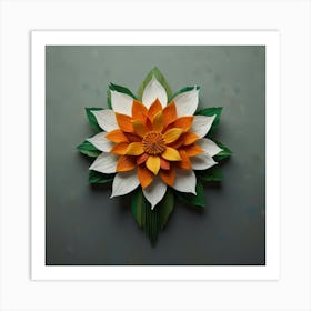 Paper Flower Art Print