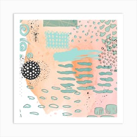 INKED ABSTRACT Art Print