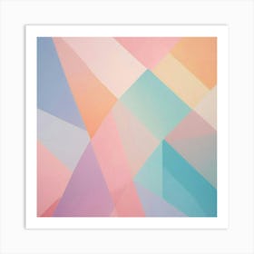 Abstract Geometric Background 1 Art Print