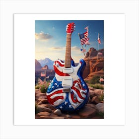 Red, White, and Blues 12 Art Print