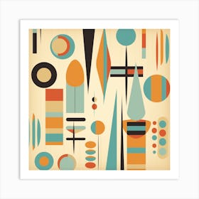 Abstract Geometric Pattern 28 Art Print