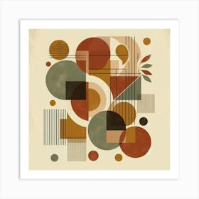 Abstract Geometric Pattern Art Print