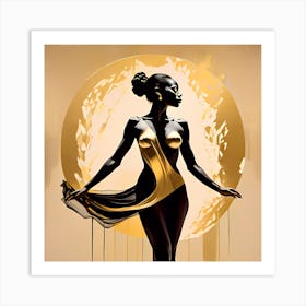 Woman In Gold Art Print
