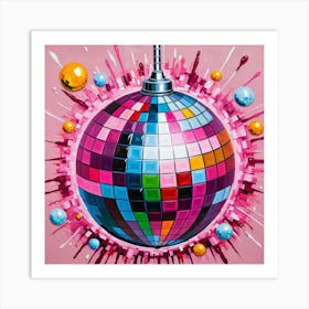 Disco Ball 4 Art Print