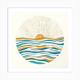 The Sun and The Sea Art Print