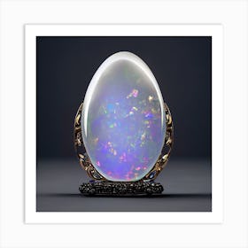 Opal Egg Art Print