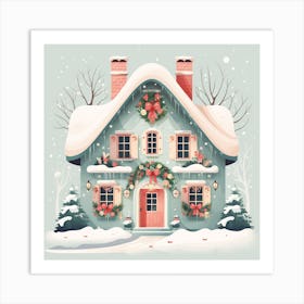 Christmas House 6 Art Print