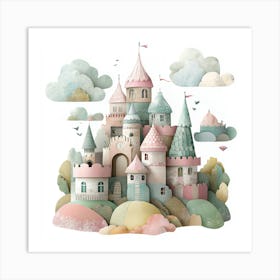 Fairytale Castle 21 Art Print