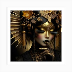 Chinese Beauty 1 Art Print