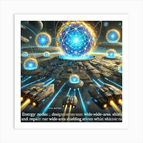 A Detailed Depiction Of The Energy Nodes On The As Art Print