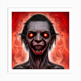 Zombie land Art Print