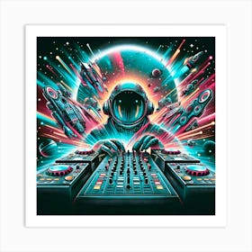 Space Dj Art Print