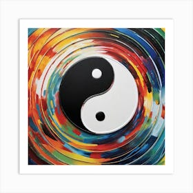 Yin Yang 11 Art Print