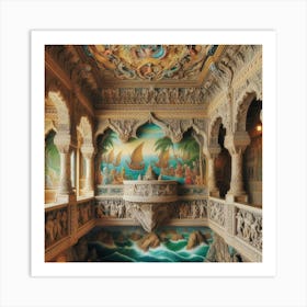 Palace Of The Gods Art Print