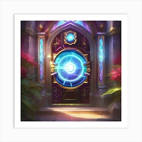 Blue portal  Art Print