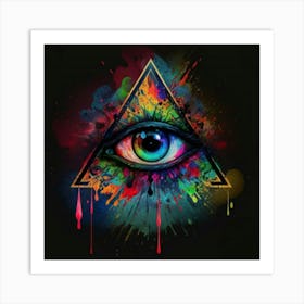 All Seeing Eye Art Print