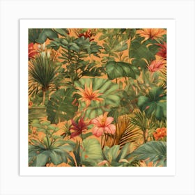 Tropical Wallpaper Art Print