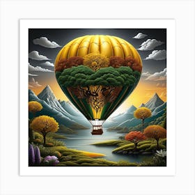 Hot Air Balloon 3 Art Print