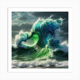 Ocean Wave 5 Art Print