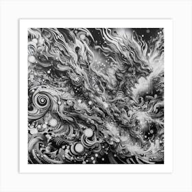 Dragon Metal Print Art Print