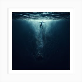 Creature From The Deep Art Print