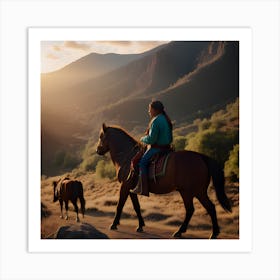 Horseback Rider Art Print