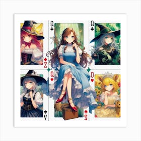 Playing Cards Art Print