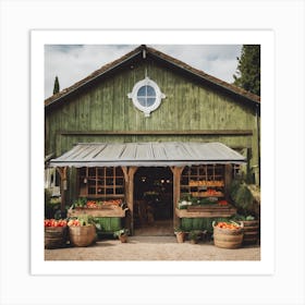 Farm Stand 3 Art Print