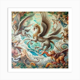 Angels And Demons Art Print