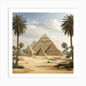 Egyptian Pyramids 1 Art Print