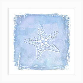 Blue Sea Life One Set Art Print