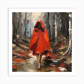 Red riding hood Art Print