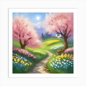 Cherry Blossoms 2 Art Print